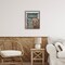 Stupell Industries Highland Cow by Barn Door Floating Frame, design by Jean Plout